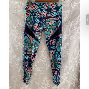 Vibrant Tribal Print Women's Leggings